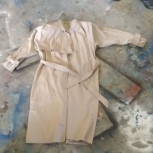 Fleet Street Tan Duster Trench Coat